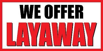 does ebay have layaway